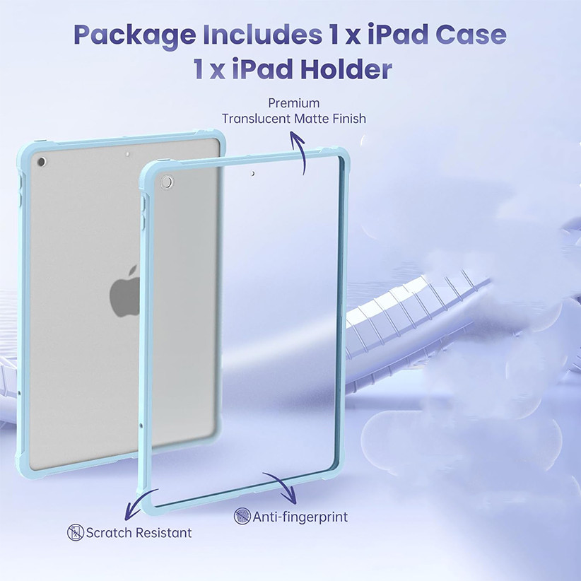 Shockproof Impact Resistant Flexible Soft Transparent Clear TPU Protective Shell with Air Cushion Fit iPad Pro10.5” 2017 